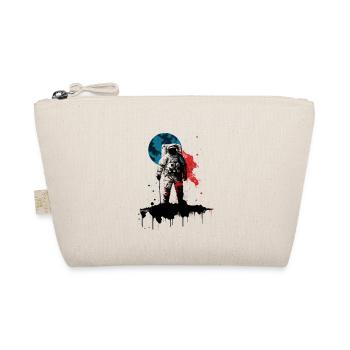 Astronaut Wetall Banksy Kunst - Bio-Täschchen - Natur - Vorne