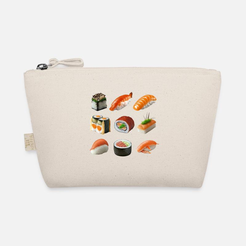 Unterschiedliche Sushi Variationen Bio-Täschchen
