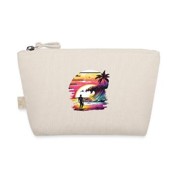Surfer Surfer Sunset Surfing - Organic Pouch - nature - Front