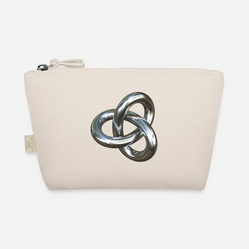 Torusknoten Silber 3D Bio-Täschchen