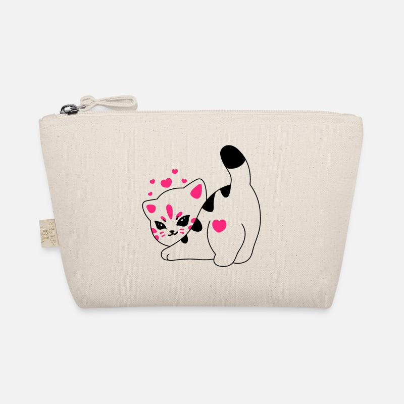 Verspielte Katze Bio-Täschchen