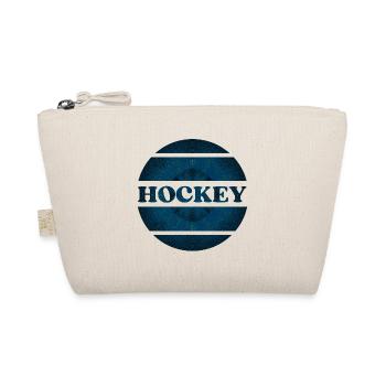 Hockey Explosion in blau - Bio-Täschchen - Natur - Vorne