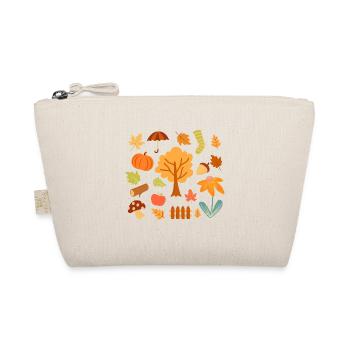 Herbstlaub Genießen Sie die bunte Jahreszeit - Bio-Täschchen - Natur - Vorne