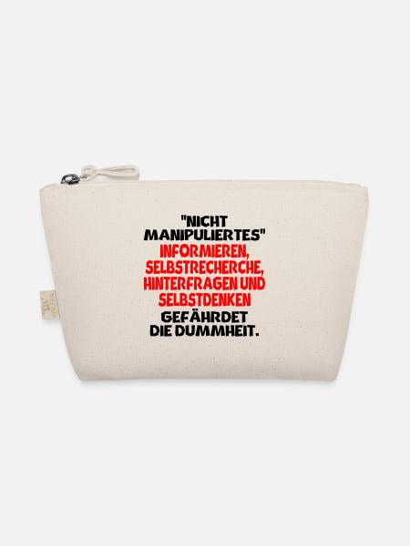 Nicht Manipuliertes - Bio-Täschchen - Natur - Vorne