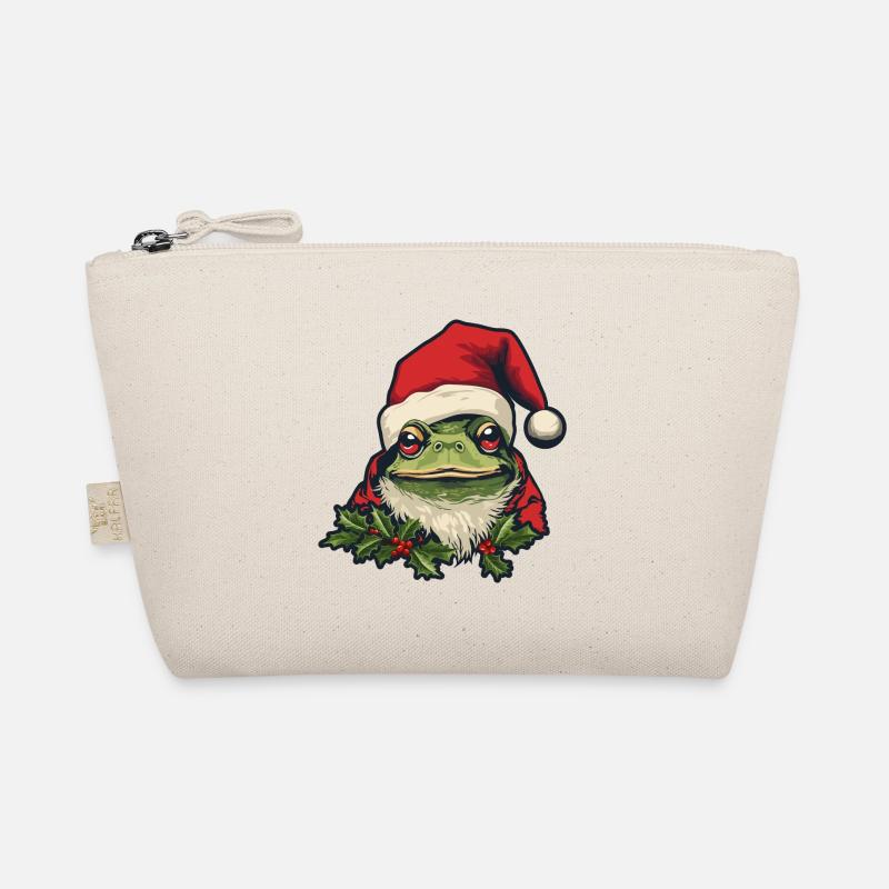 Christmas Frog Organic Pouch