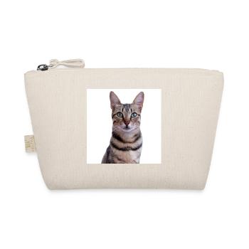 Cat cat sweet kitten - Organic Pouch - nature - Front