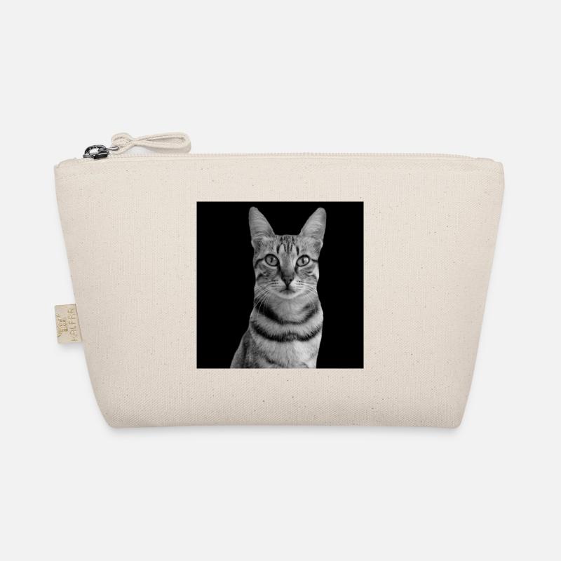 Katze weiß-schwarz Katze schwarzweiß Bio-Täschchen
