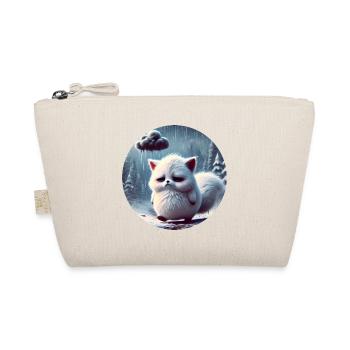 Sad Arctic Fox in the Freezing Rain - Organic Pouch - nature - Front