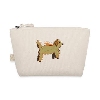 Fluffy Dog Bearlike Creature - Organic Pouch - nature - Front