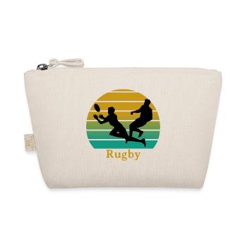 Sonnenuntergang Rugby - Bio-Täschchen - Natur - Vorne