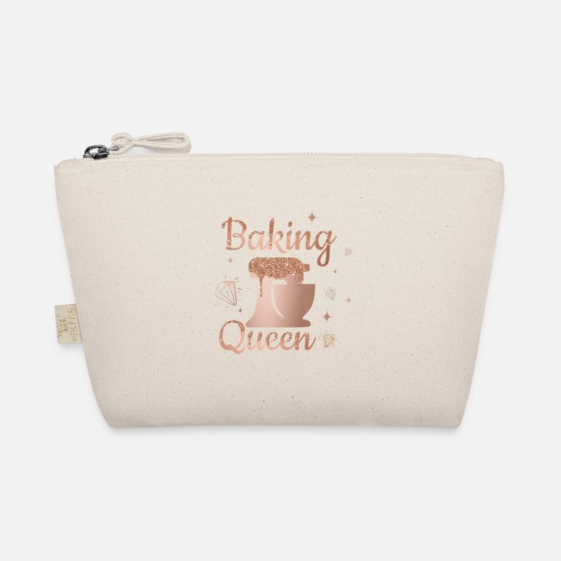 "Baking Queen" Glitter personalisierbar Bio-Täschchen