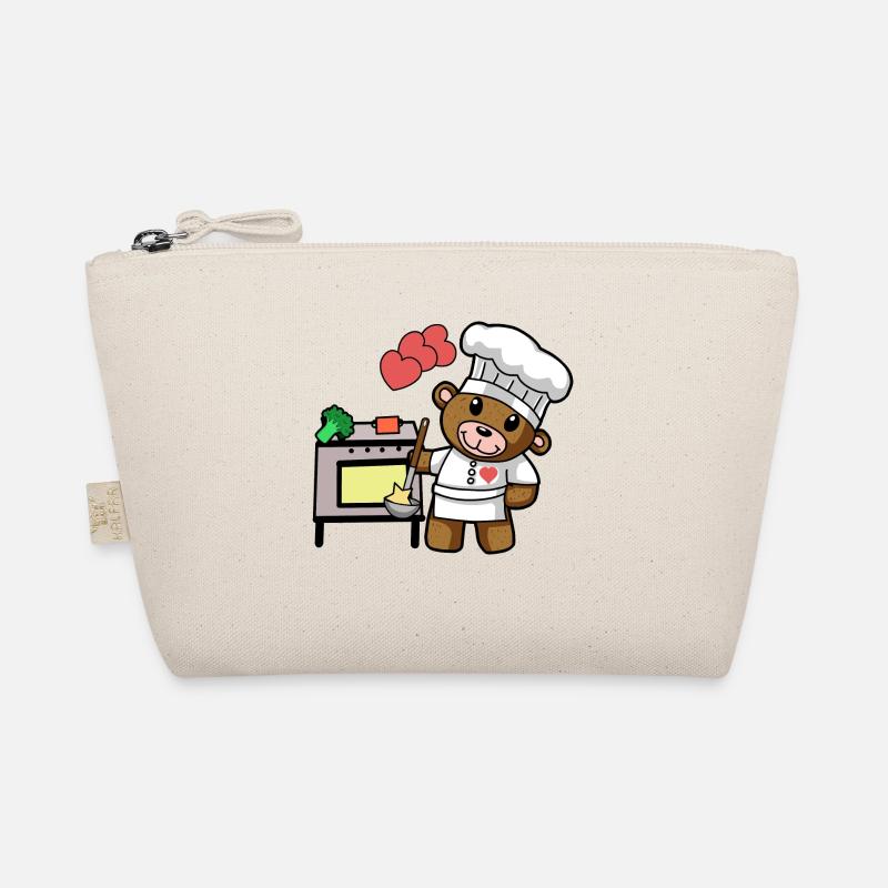 Teddybär Koch kochen Kochkunst Restaurant Küche Bio-Täschchen