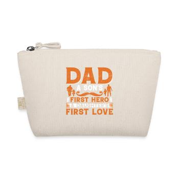 | D’AMOUR DE PAPA HERO Fête des Pères Fête des Pères - Trousse biologique - nature - Devant
