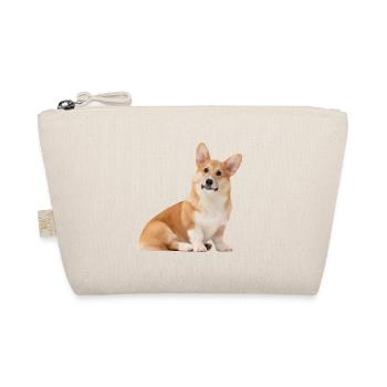 Cute Corgi Dog - Organic Pouch - nature - Front