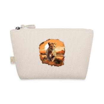 beautiful, running cheetah - Organic Pouch - nature - Front