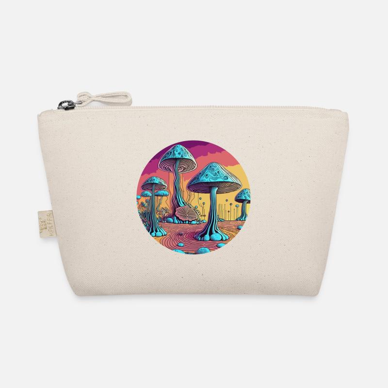 Psychedelisches Pilzbaumtal Bio-Täschchen