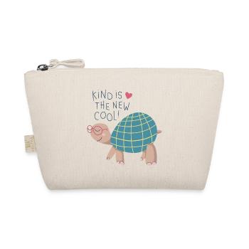 Illustration "Kind is the new cool" - Organic Pouch - nature - Front