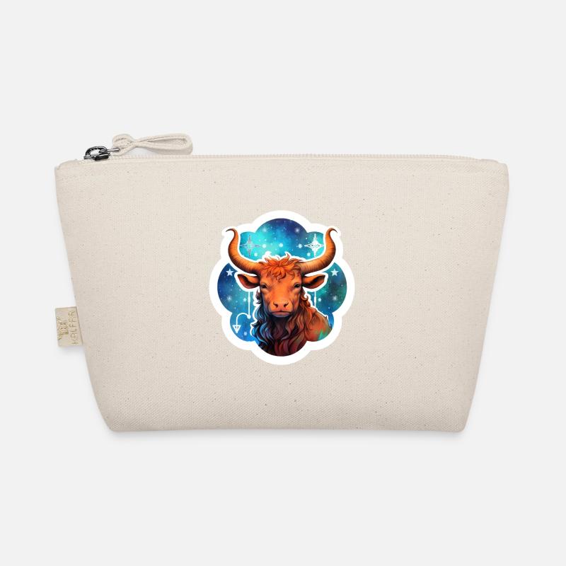 Stier 2 Tierkreiszeichen Kunst #tshirt Bio-Täschchen