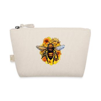 Bee world #tshirt - Organic Pouch - nature - Front