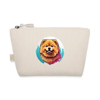 Chow Chow Portrait on the Color Wheel - Organic Pouch - nature - Front