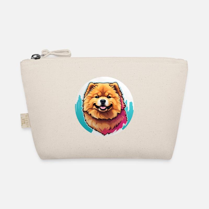 Portrait de Chow Chow sur la roue chromatique Trousse biologique