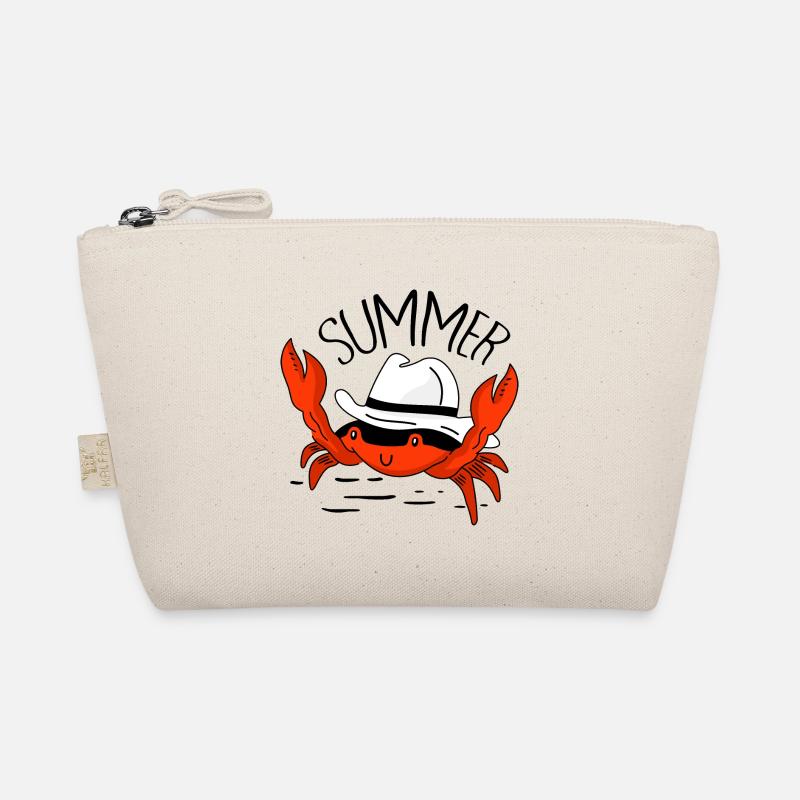 Krabbe mit hut Bio-Täschchen