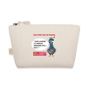 Bernard the Pigeon anti-woke! - Organic Pouch - nature - Front