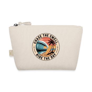 Chase the Swell, Ride the Day - Bio-Täschchen - Natur - Vorne