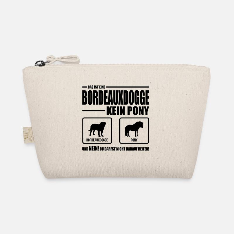 BORDEAUXDOGGE kein Pony Wilsigns Hundespruch Hund - Bio-Täschchen - Natur