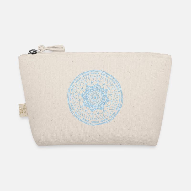 Akashic Field blau - Mandala made with Love Bio-Täschchen