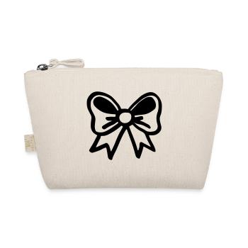Bow elegant / bow - celebration - party - party - Organic Pouch - nature - Front