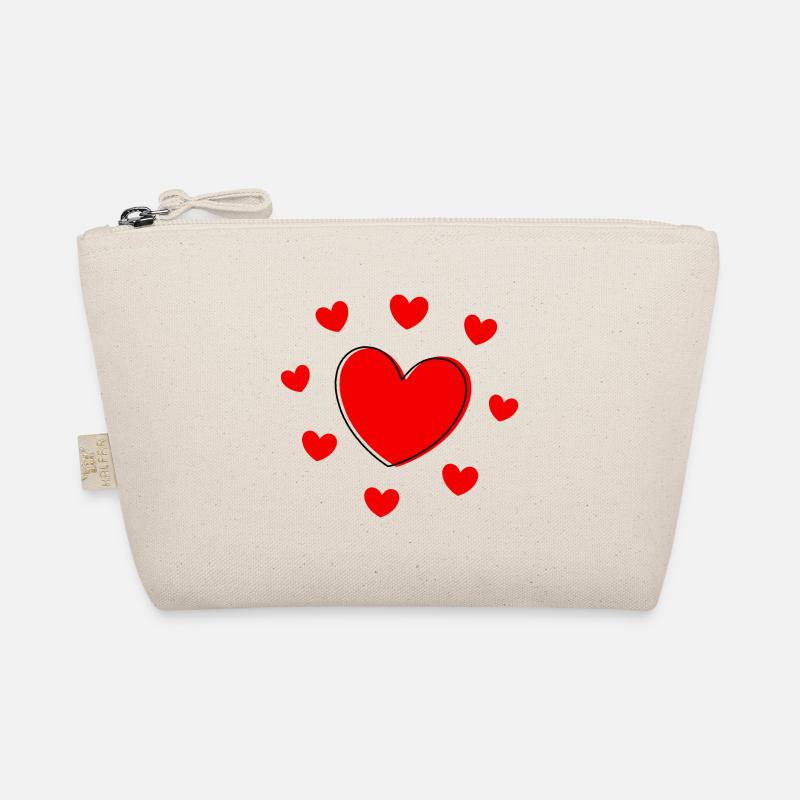 red heart red heart red heart Organic Pouch