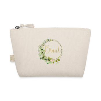 Eukalyptus Kreis Team Braut personalisierbar - Bio-Täschchen - Natur - Vorne