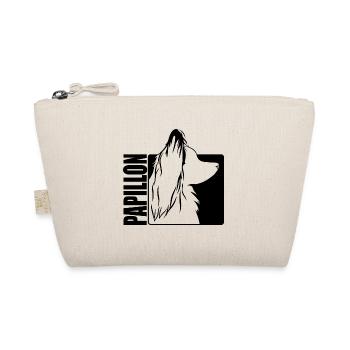 Papillon Profile Dogs Dog Wilsigns - Organic Pouch - nature - Front