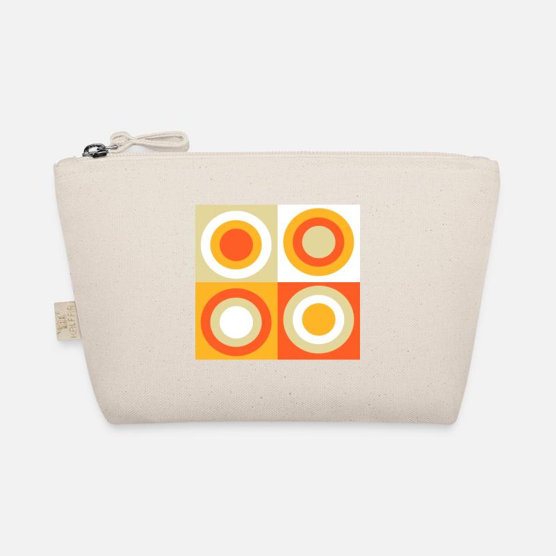 70s Pattern Retro Gift Organic Pouch