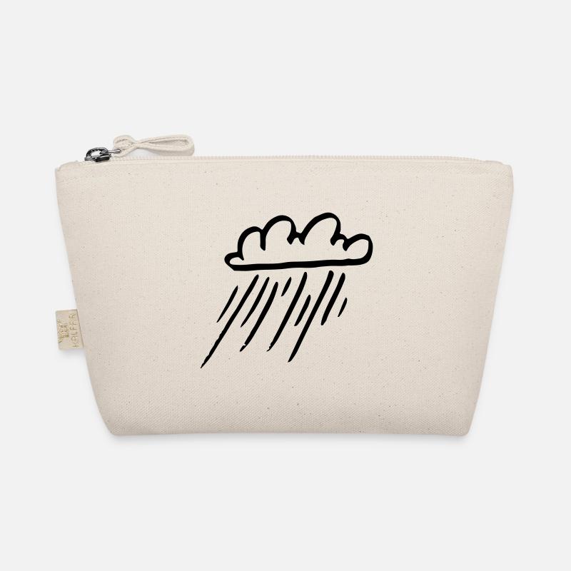 Regen & Wolke / rain cloud - rain cloud - wet Organic Pouch