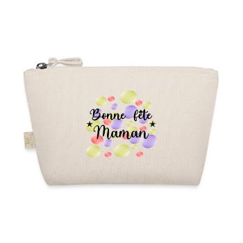 FÊTE DES MÈRES. BONNE FÊTE MAMAN. MAMAN. JE T'AIME - Trousse biologique - nature - Devant