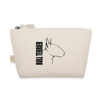 Bull Terrier Profile Dogs Dog Wilsigns - Organic Pouch - nature - Front