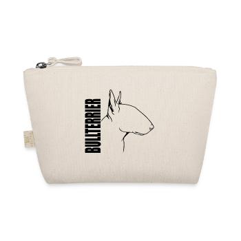 Bull Terrier Profile Dogs Dog Wilsigns - Organic Pouch - nature - Front