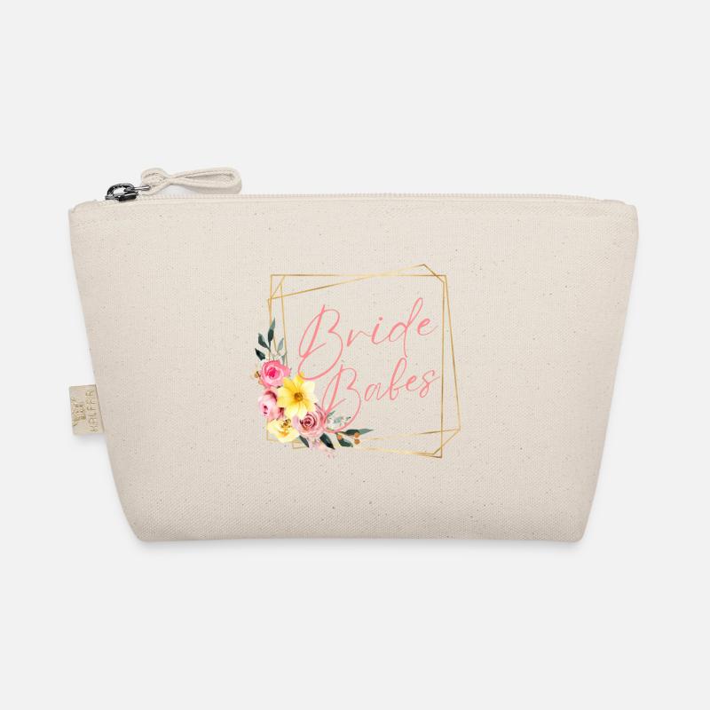 Bride Babes! Flowers, customisable Organic Pouch