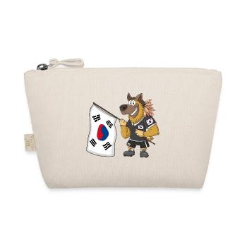 South Korean Rasta Dog - Organic Pouch - nature - Front