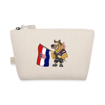 Croatia Rasta Dog - Organic Pouch - nature - Front