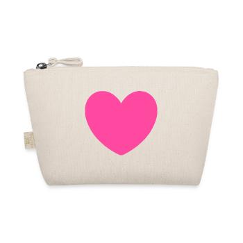 Saint-Valentin Cœur Rose, St.valentin - Trousse biologique - nature - Devant