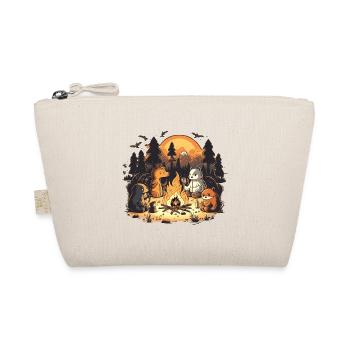 Animals around the campfire - Organic Pouch - nature - Front