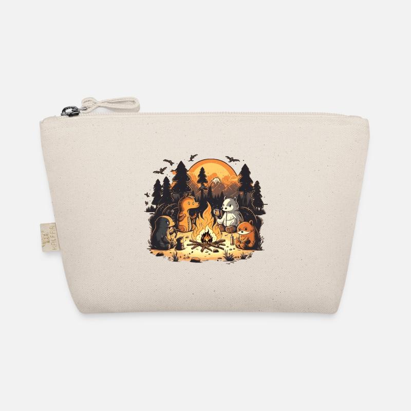 Animals around the campfire Organic Pouch