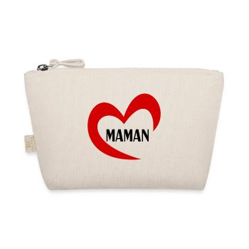 MAMAN. FÊTE DES MÈRES. BONNE FÊTE MAMAN. JE T'AIME - Trousse biologique - nature - Devant