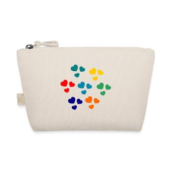HAPPY MOTHER'S DAY. MOM. MOTHER's DAY. HEART - Organic Pouch - nature - Front