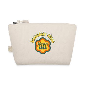 Legendary since February 1978 Birthday Retro - Organic Pouch - nature - Front