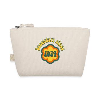 Legendary since 1974 Birthday Retro - Organic Pouch - nature - Front