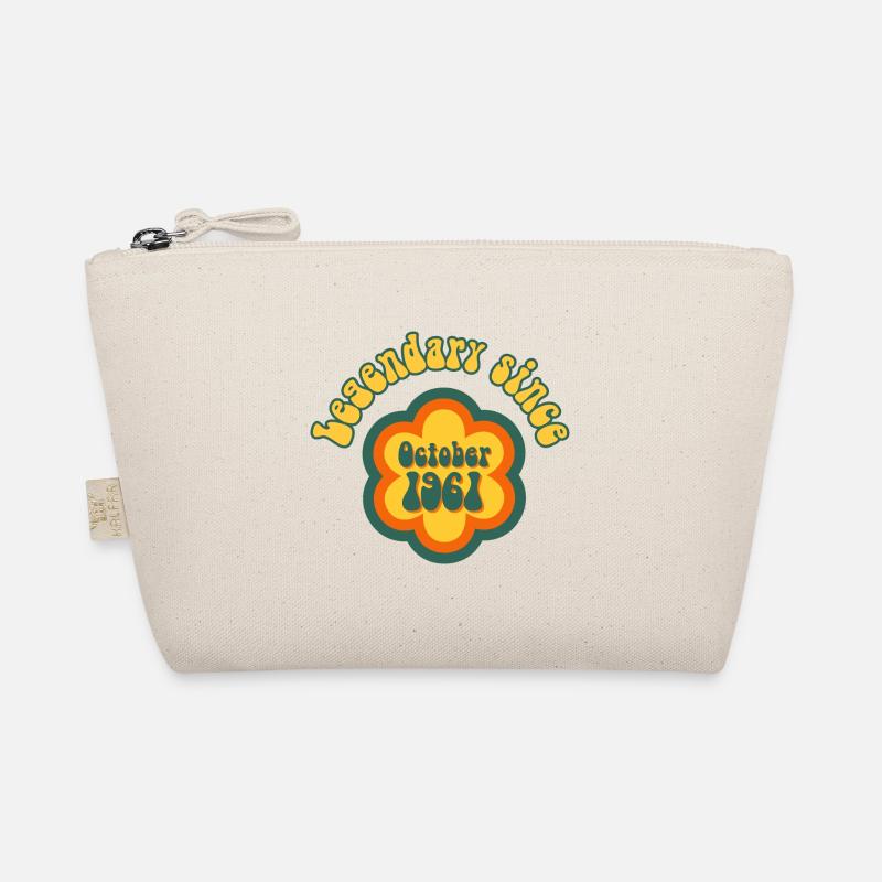 Legendary since October 1961 Birthday Retro Organic Pouch